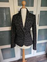 Blazer H&M Gr. 36 schwarz Jacquard festlich neuwertig Hessen - Büttelborn Vorschau