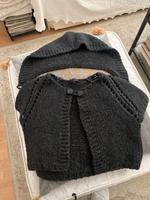 CINQUE kurzarm Strickjacke Gr 40 + Kapuze grau Düsseldorf - Eller Vorschau