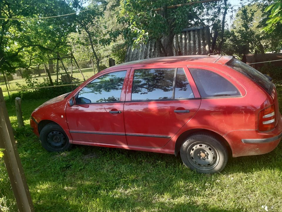 Skoda  Fabia   (rot),  EZ:  10 / 2003,   KW: 55 in Teterow