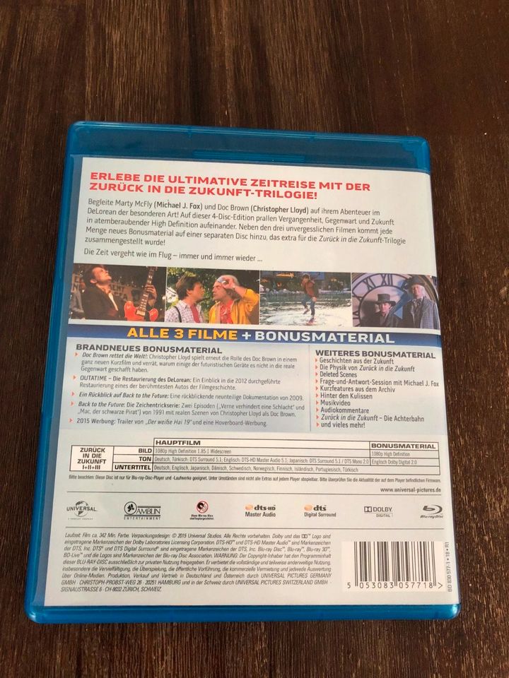 Zurück in die Zukunft Trilogie Blu-Ray Filme in Aurich