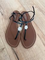 Lauren Ralph Lauren Damen Schuhe Sandalen schwarz Silber Gr 39 Sachsen-Anhalt - Theißen Vorschau