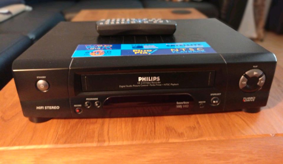 VHS -Videorecorder Philips VR510/02, defekt, für Bastler in Frankfurt am Main