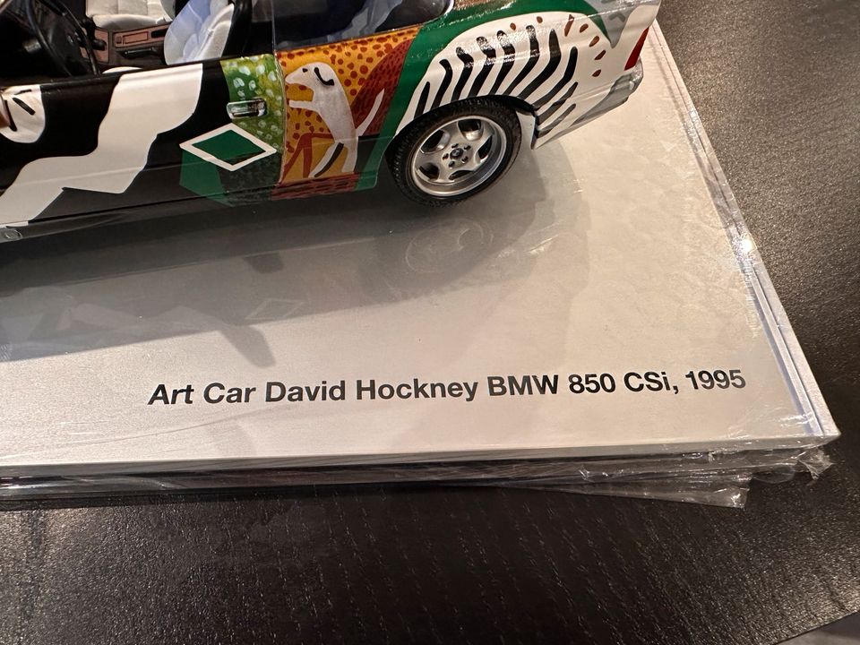 Art Car David Hockney BMW 850 CSi, 1995 in Duisburg