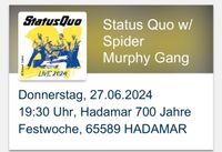 Suche 2 Karten für Status Quo in Hadamar Hessen - Limburg Vorschau