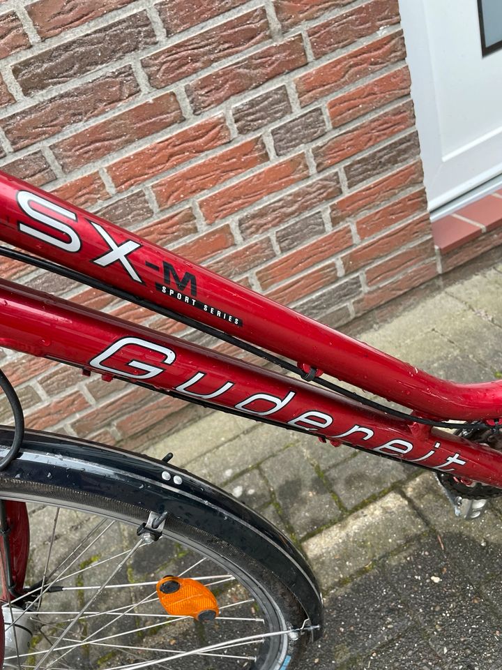 Fahrrad von Gudereit SX-M, rostfrei, rot, zu verkaufen. in Oldenburg