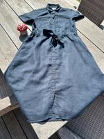 Wie NEU Leinenkleid Tommy Hilfiger Gr. 36 S dunkelblau Kleid polo Niedersachsen - Rastede Vorschau