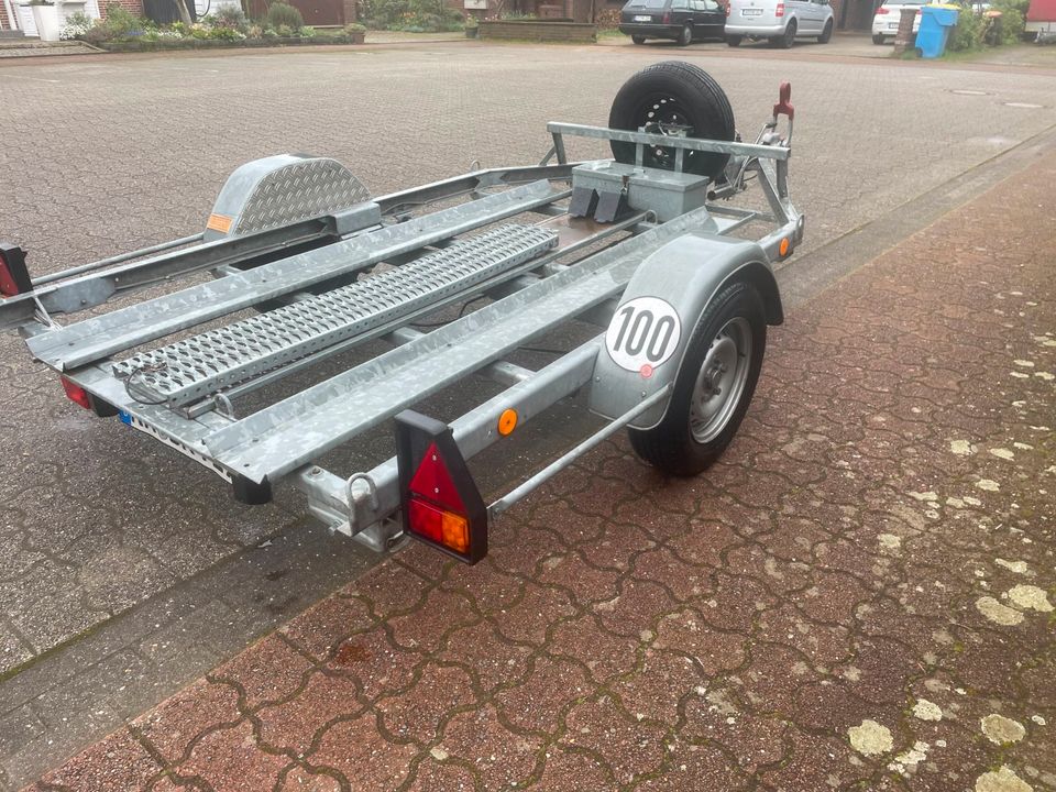 Motorradanhänger 1000Kg für 2 Motorräder - Motorradtrailer in Krefeld