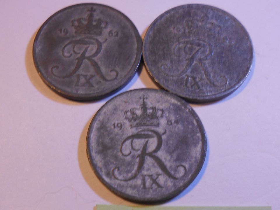 Münzen+ Lots (5a), Dänemark, 2 Öre 10 Öre 25 Öre in Cottbus