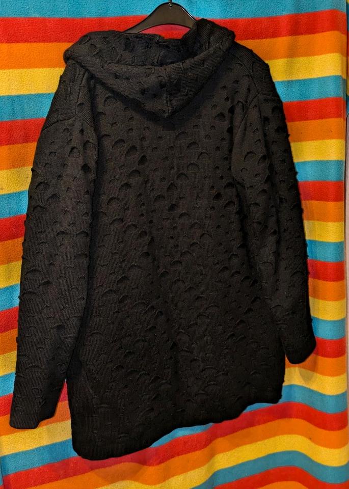 Schwarze offene Damen Wolljacke Größe XL Carisma Casual in Sondershausen