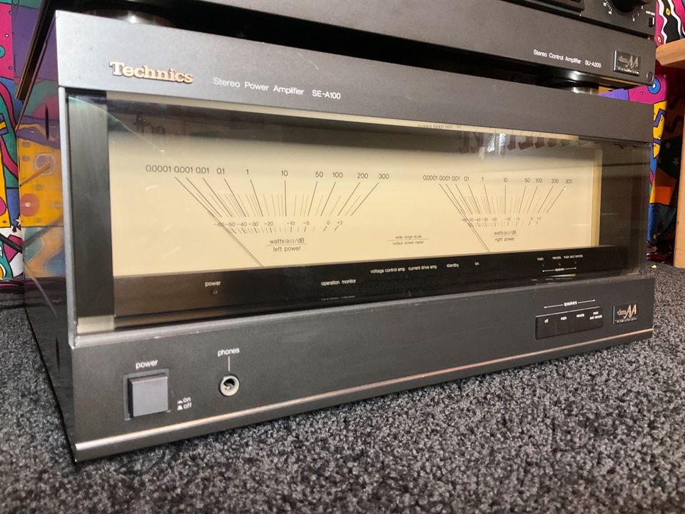 Technics SE-A100 und SU-A200 Hifi Endstufe und Vorverstärker 220V in Loßburg