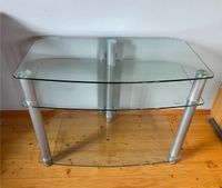 TV Tisch aus Glas • Glastisch • Grau • B/T/H 83 x 47,5 x 62 Bayern - Berching Vorschau