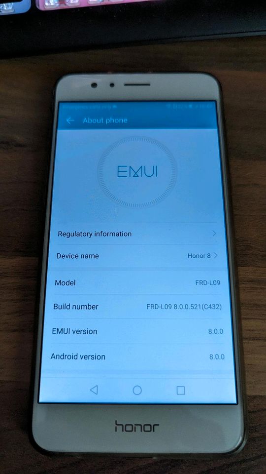 Huawei Honor 8 (FRD-L09) Dual SIM 4G 32GB 4GB RAM Weiss Weiß OVP in Hürth