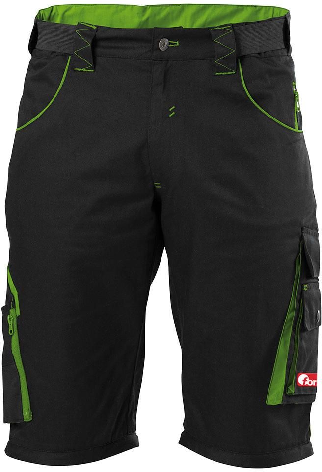 Herren-Bermuda twenty-four - Black/Limegreen - Gr. 50 in Aachen