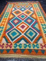 Afghan Kelim 160x102 Kilim Handmade Afghanistan Wolle Teppich rug Berlin - Wilmersdorf Vorschau