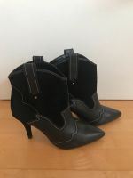 Leder Stiefeletten High Heel Cowboy Stiefel Style Hannover - Vahrenwald-List Vorschau