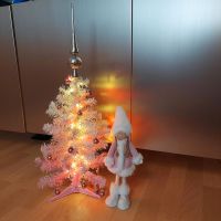 Rosa-Weiß künstlich Tannenbaum Schmuck Schnee-mädchen Deko-Figur Bielefeld - Senne Vorschau