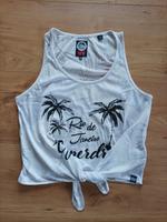 Top weiß transparent mit Aufdruck von Superdry Gr. S Nordrhein-Westfalen - Schwelm Vorschau