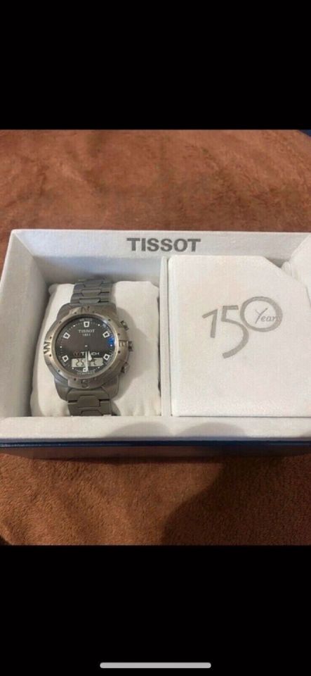 Tissot T Touch 150 Jahre Edition Titanium Safirglas in Babenhausen