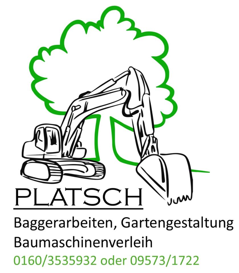 Baggerarbeiten/ GaLaBau/ Gartenpflege/ Erdaushub in Weidhausen