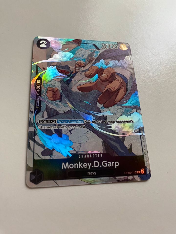 Garp Alt Art | One Piece Card Game | Paramount War Karte Holo in München