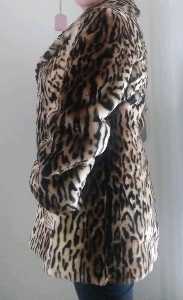 Lammfelljacke Lammfellmantel M 38 retro Leo Leoprint in Dresden