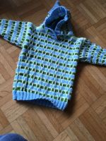 Pullover handgestrickt Babywolle 80 ca Nordrhein-Westfalen - Rheda-Wiedenbrück Vorschau