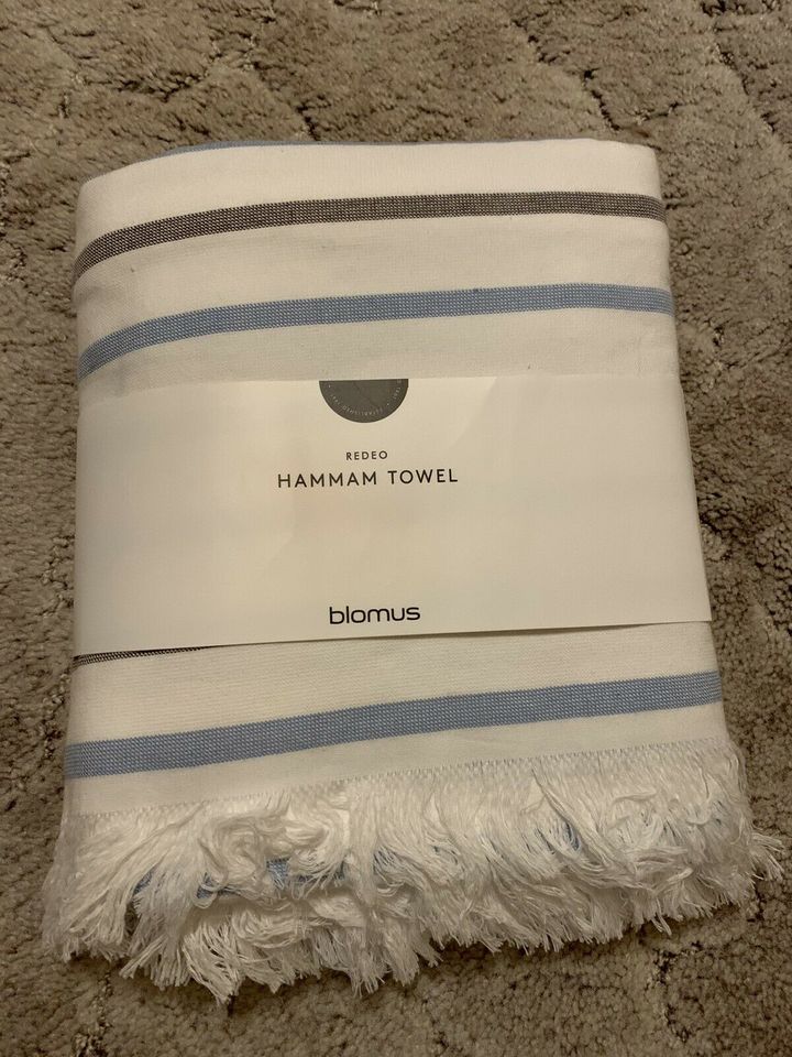 Hammam Handtuch Towel „Blomus“ NEU, OVP, 100x180 cm in Hunsrück