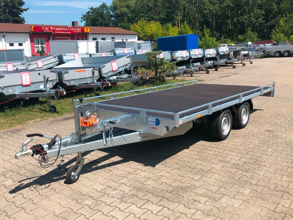 ⭐️ Eduard Auto Transporter 3500 kg 506x200cm Reling Rampen 63 in Schöneiche bei Berlin