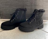 Schnürboots/ Stiefel Catwalk Deichmann Schwarz 38 gefüttert Nordrhein-Westfalen - Düren Vorschau