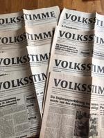 8 x Volksstimme SED DDR 24.+ 25.10.+ 3./7./10./16.-18.11.1989 Sachsen-Anhalt - Gardelegen   Vorschau