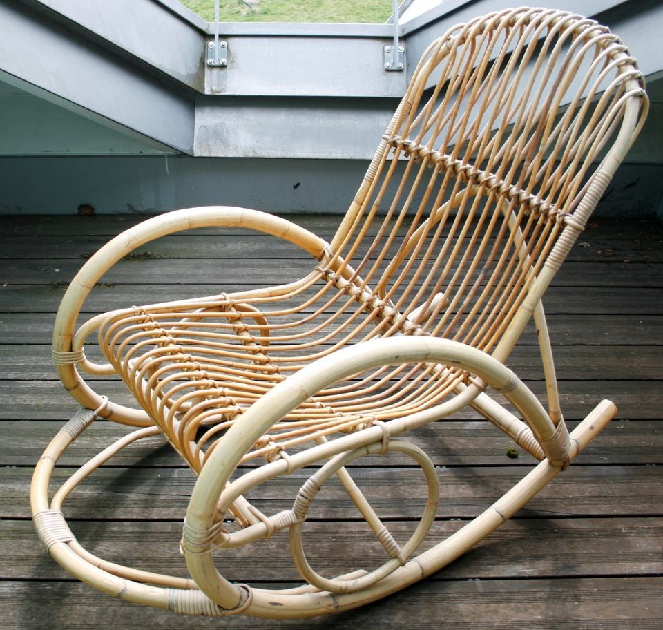 Design Bambus Schaukelstuhl Garten Stuhl Rattan Lounge Sessel in  Baden-Württemberg - Schönaich | eBay Kleinanzeigen ist jetzt Kleinanzeigen