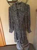 Zara Kleid Gr S schwarz beige zum binden, Rüschen Bayern - Weismain Vorschau