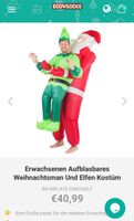 Aufblasbares Kostüm Weihnachtsmann Nordrhein-Westfalen - Mönchengladbach Vorschau