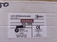 Bohrschrauben 4,8 x 20 Dunkelrot Hessen - Bad Orb Vorschau