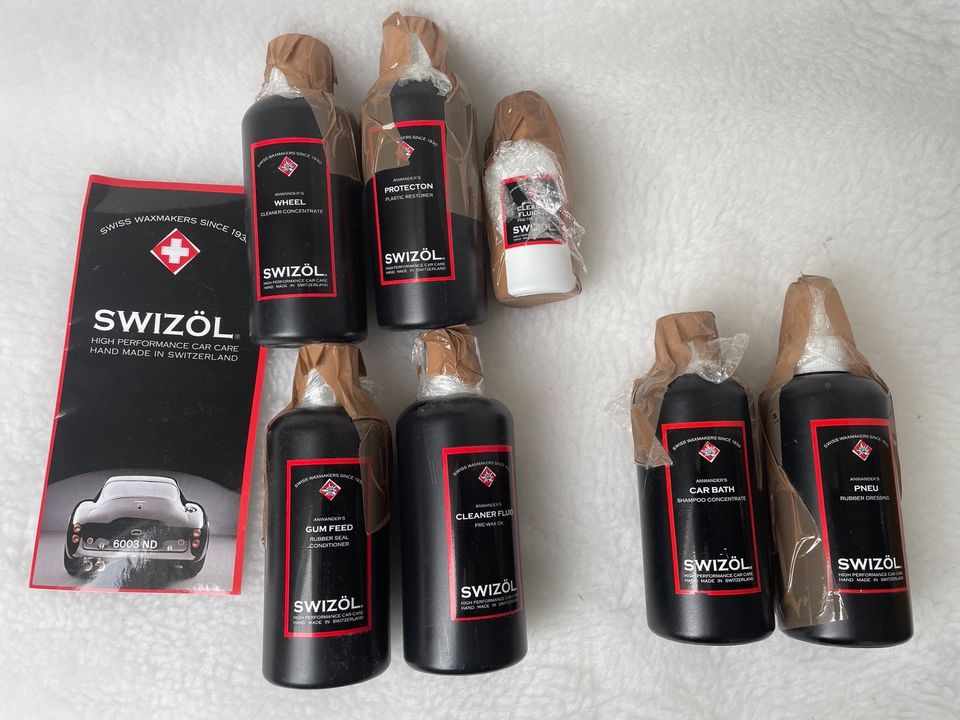 Konvolut Swissvax Swizöl Produkte Tasche Wachs Cleaner in Bielefeld