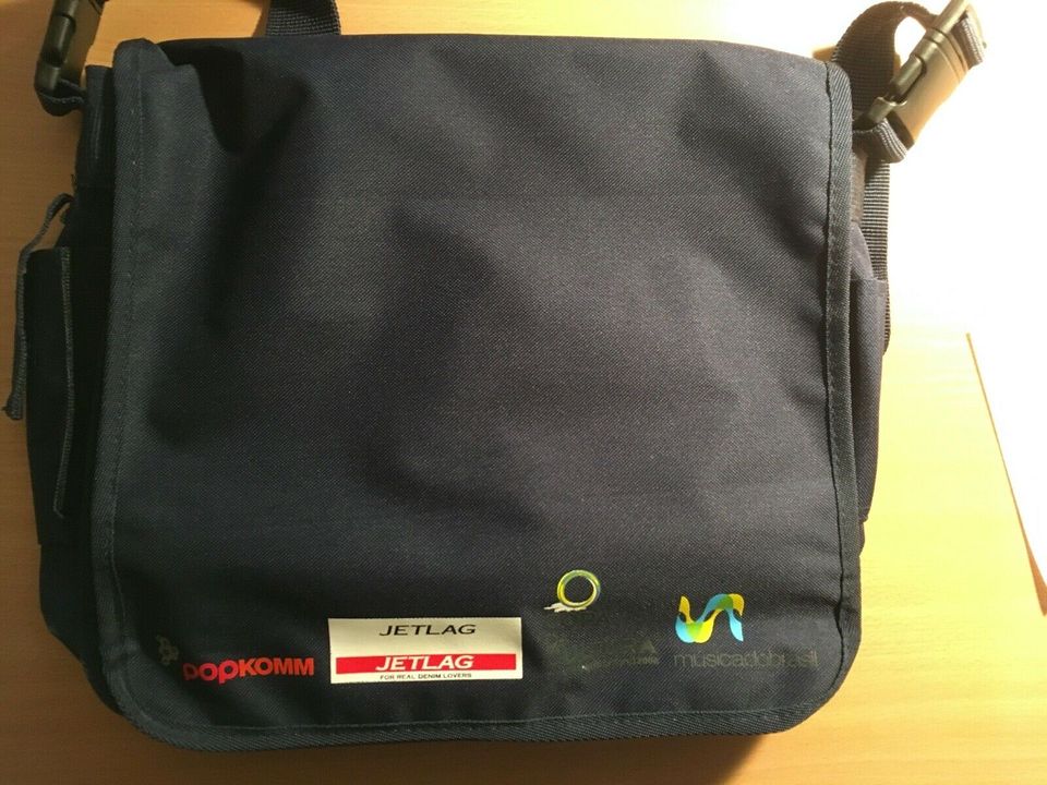 Collegetasche Laptoptasche POPKOMM blau NEU Umhängetasche in Berlin