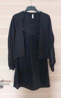 Zweiteiler 2 in 1 Kleid mit Jacke eingenäht schwarz Größe L 40 Nordrhein-Westfalen - Kall Vorschau