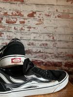 Vans Old Skool Flame Mens Black White Trainers Schleswig-Holstein - Lübeck Vorschau