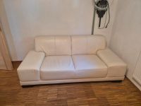 Sofa weiß leder 2 sitzer candy polstermöbel Hessen - Alsbach-Hähnlein Vorschau