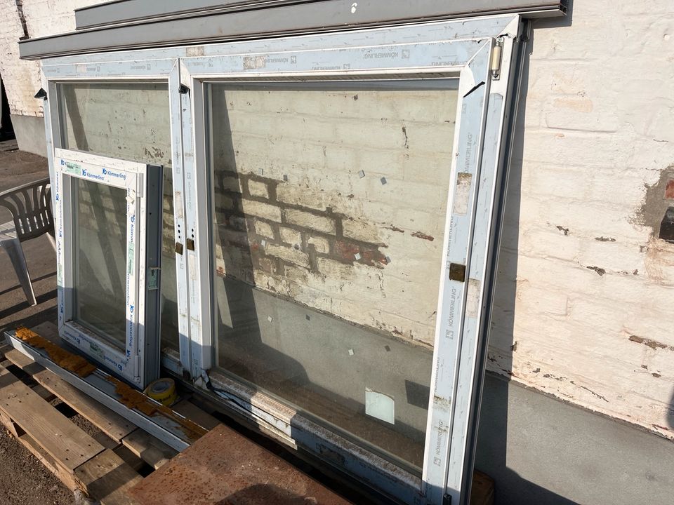 5 neue gleich große Fenster zu verkaufen Kömmerling 76AD 2325 x 1305 mm in Northeim