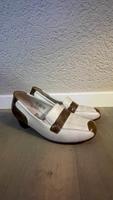 Waldläufer Schuhe 36 weiß braun Absatz Leder Hessen - Heusenstamm Vorschau