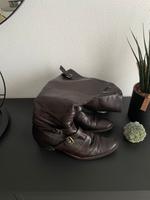 Paul Green Stiefel 39,5 braun Leder Boots 39 40 Cowboy dunkelbrau Bayern - Aichach Vorschau