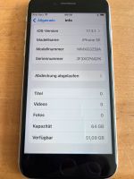 iPhone SE(3.Generation) 2022 64GB weiß Rheinland-Pfalz - Kandel Vorschau