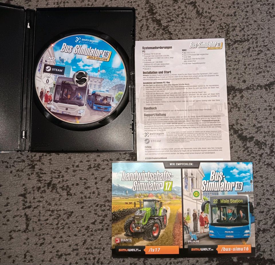 Bus Simulator 16 Gold Edition PC Spiel in Karlsruhe