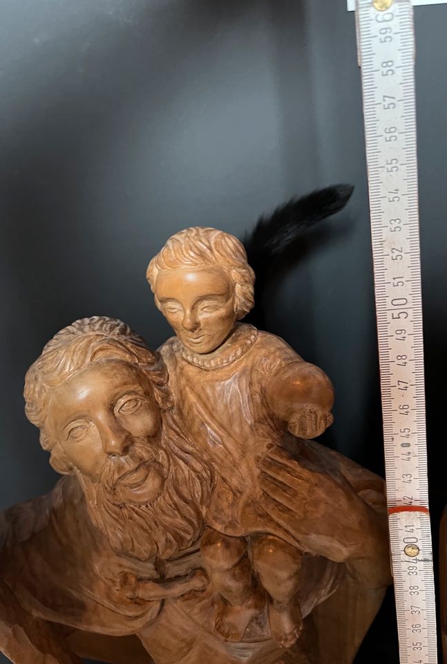 2 Handgeschnitzte Holzfiguren Madonna in Berlin