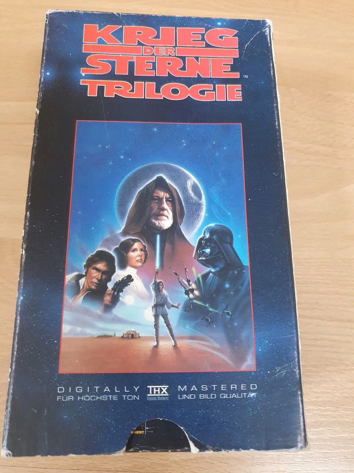 Star Wars Krieg der Sterne VHS Trilogie in Leipzig