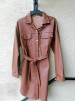 Leder Kleid Mantel Jacke braun Gr L Neu Baden-Württemberg - Philippsburg Vorschau