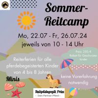 Reiterferien / Reitcamp Sommerferien Minis Rheinland-Pfalz - Krottelbach Vorschau