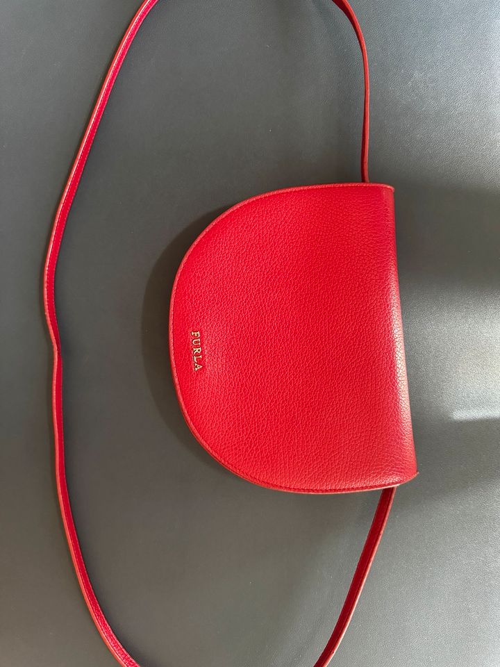 Furla Leder Handtasche Rot in Wuppertal