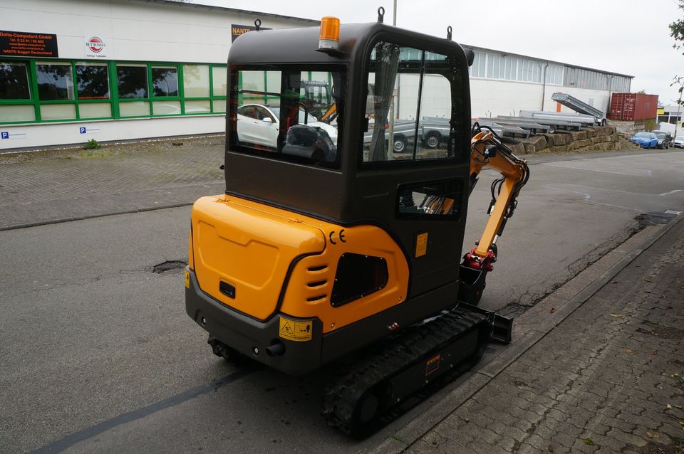 Minibagger 1.8T mit PERKINS Diesel & MS01 SW + Löffelpaket in Waldbröl